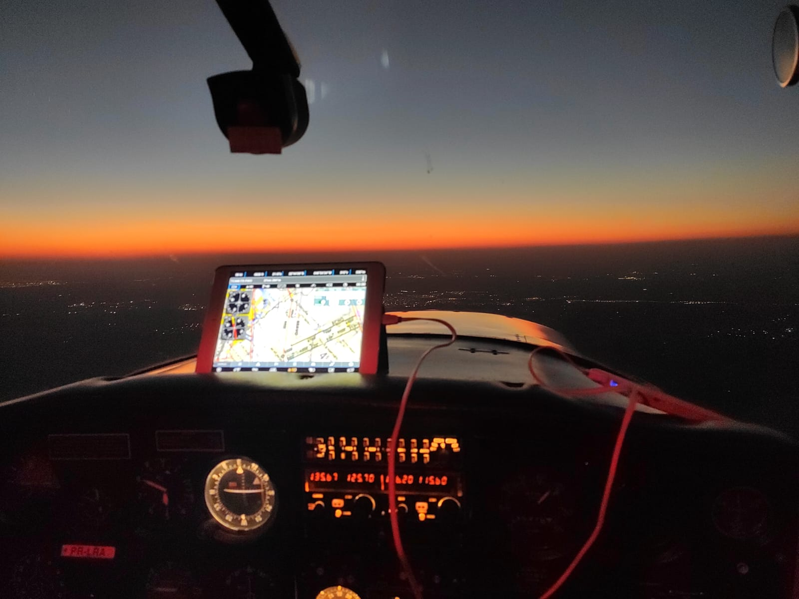 Voo Noturno Cockpit